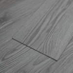 Dark Gray Peel and Stick Vinyl Flooring Planks