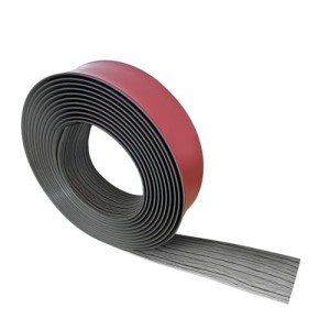 Self-Adhesive Vinyl Floor Transition Strip - Gray Wood Grain