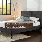 Rubber Caster Cups for Floor Protection - 2x2