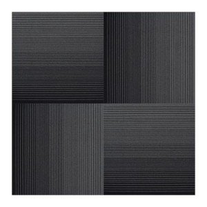 Rehert Removable Carpet Tiles - Gradient Black 20"x20