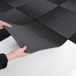 Rehert Removable Carpet Tiles - Gradient Black 20"x20