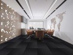 Rehert Removable Carpet Tiles - Gradient Black 20"x20