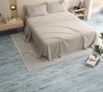 Self-Adhesive Blue Wood Peel and Stick Flooring