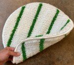 Low-Profile Carpet Bonnet Scrubber Strips - 15" 3-Pack