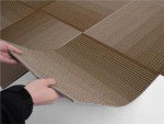Gradient Brown Carpet Squares - Commercial Tile Sample