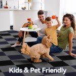 Peel and Stick Carpet Tiles – 12” x 12” Squares