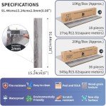 Self-Adhesive Vinyl Flooring Planks - Wood Effect