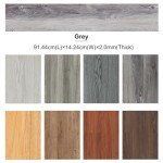 Self-Adhesive Vinyl Flooring Planks - Wood Effect