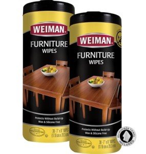 Weiman Wood Cleaner and Polish Wipes - 30 Count