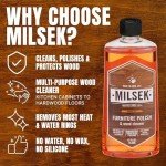 Milsek Furniture Polish and Wood Cleaner - 12 Fl Oz