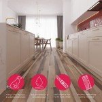 Lucida USA Peel and Stick Vinyl Flooring Tiles