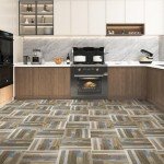 30-Pack Peel and Stick Vinyl Flooring Tiles