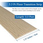Self-Adhesive Floor Transition Strip - Wood Grain Design