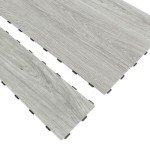 Interlocking Waterproof Luxury Vinyl Floor Tiles - 18-Pack