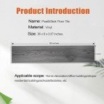 Gray Wood Peel and Stick Vinyl Tiles - 36-Pack