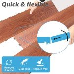 Art3d Waterproof Luxury Vinyl Flooring Planks - 18-Pack