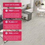 Lucida Surfaces Peel & Stick Vinyl Flooring Planks