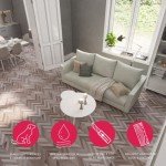Luxury Vinyl Peel and Stick Flooring Tiles