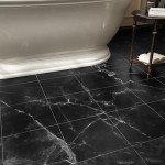 20-Pack Black Vein Marble Peel and Stick Tiles