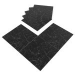 20-Pack Black Vein Marble Peel and Stick Tiles