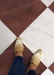 Bonneville Oxblood Peel and Stick Floor Tiles