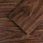 Brown Peel and Stick Vinyl Floor Tiles 36-Pack