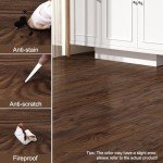Brown Peel and Stick Vinyl Floor Tiles 36-Pack