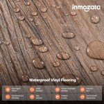 Peel and Stick Vinyl Floor Tiles - 36-Pack