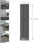 Grey Peel and Stick Vinyl Floor Tile Roll