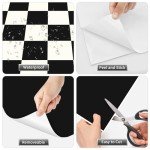 MORCART Peel and Stick Waterproof Vinyl Floor Tiles