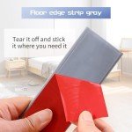 Self-Adhesive Floor Transition Strip - 6.5Ft Black