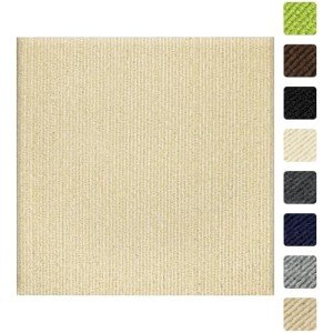 WAPANE Peel and Stick Carpet Tiles, Khaki 10PC