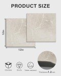 12" x 12" Peel and Stick Marble Floor Tiles