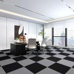 Self-Adhesive Peel and Stick Carpet Tiles - 10 Pack