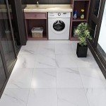 Livelynine Waterproof Peel and Stick Vinyl Floor Tiles