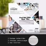 Livelynine Waterproof Peel and Stick Vinyl Floor Tiles