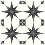 Black Stellar Peel and Stick Vinyl Floor Tiles