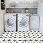 Black Stellar Peel and Stick Vinyl Floor Tiles