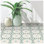 MORCART Waterproof Peel and Stick Floor Tiles - 20 Pack