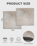 Light Slate Marble Peel and Stick Floor Tiles