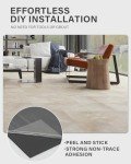 Light Slate Marble Peel and Stick Floor Tiles