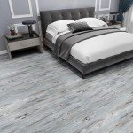 Peel and Stick Waterproof Wood Look Floor Tiles