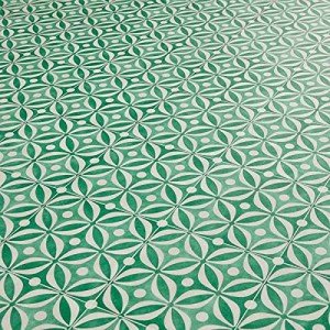 Mid Century Emerald Vinyl Sheet Flooring - 2m