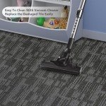 Reusable Non-Slip 24"x24" Carpet Tiles - 18 Pack