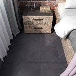 30 Pcs Charcoal Grey Peel and Stick Floor Tiles