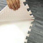 Sea Haze Grey Foam Interlocking Floor Tiles - 100 Sq. Ft