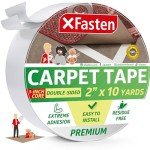 XFasten 2" Double-Sided Carpet Tape - 10 Yards