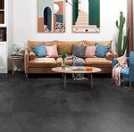 Livelynine Charcoal Peel and Stick Floor Tiles