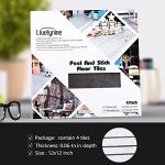 Livelynine Charcoal Peel and Stick Floor Tiles