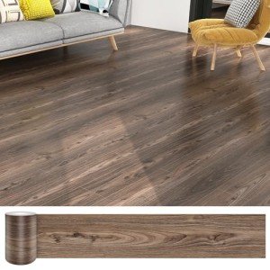 Peel and Stick Waterproof Vinyl Floor Tiles - 36 Pack